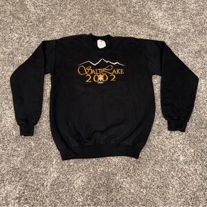 Vintage Salt Lake 2002 Olympics Crewneck Sweatshirt Men’s Small Embroidered Logo